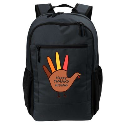 Happy Thanksgiving Hand Turkey Daily Commute Backpack