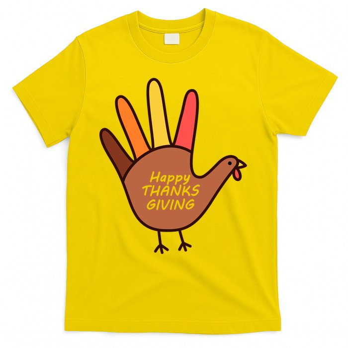 Happy Thanksgiving Hand Turkey T-Shirt