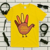 Happy Thanksgiving Hand Turkey T-Shirt
