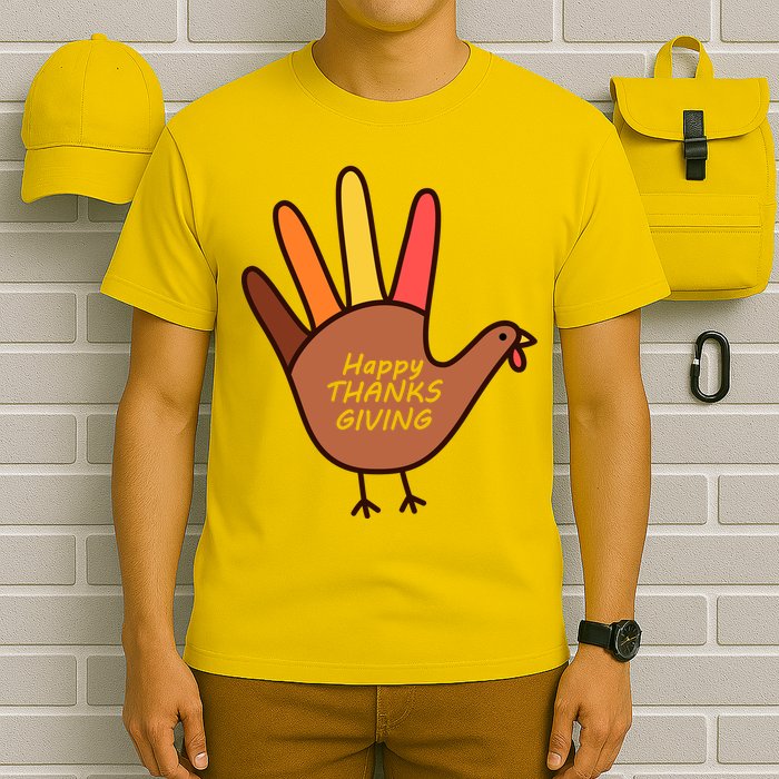 Happy Thanksgiving Hand Turkey T-Shirt