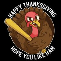 Happy Thanksgiving Hope You Like Ham 16 in Basic Backpack