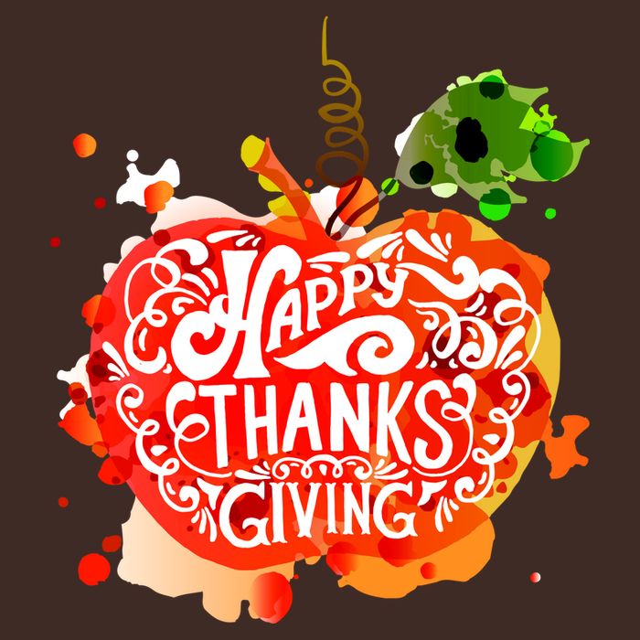 Happy Thanksgiving Pumpkin Splatter Cooling Performance Crew T-Shirt