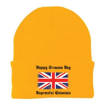 Happy Treason Day Ungrateful Colonials Knit Cap Winter Beanie