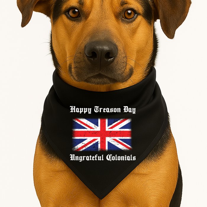 Happy Treason Day Ungrateful Colonials USA-Made Doggie Bandana