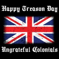 Happy Treason Day Ungrateful Colonials USA-Made Doggie Bandana