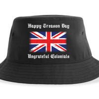 Happy Treason Day Ungrateful Colonials Sustainable Bucket Hat