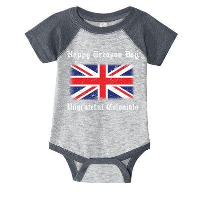 Happy Treason Day Ungrateful Colonials Infant Baby Jersey Bodysuit