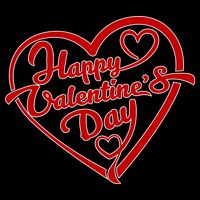 Happy Valentine's Day Heart Cooling Performance Crew T-Shirt