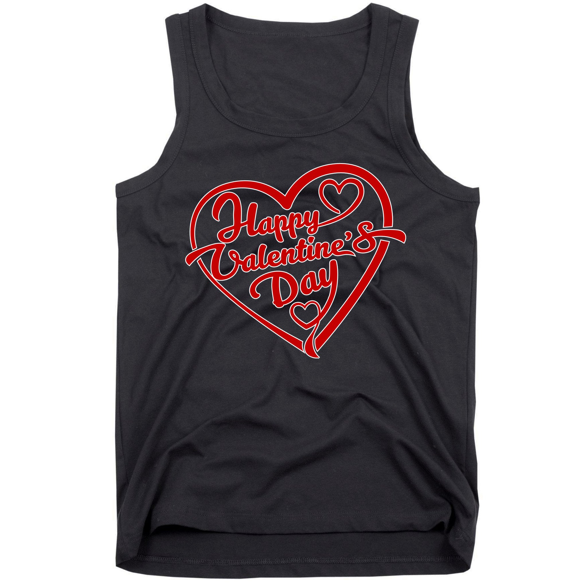 Happy Valentine's Day Heart Tank Top