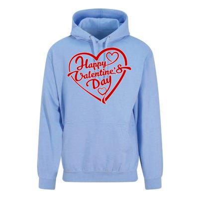 Happy Valentine's Day Heart Unisex Surf Hoodie