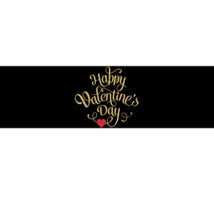 Happy Valentine's Day Love Heart Design Bumper Sticker