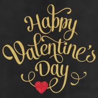 Happy Valentine's Day Love Heart Design 11oz C Handle Ceramic Mug