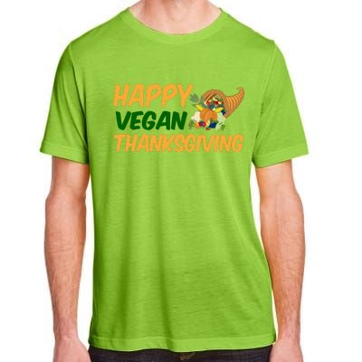 Happy Vegan Thanksgiving  Adult ChromaSoft Performance T-Shirt