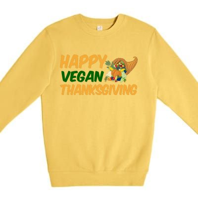 Happy Vegan Thanksgiving  Premium Crewneck Sweatshirt