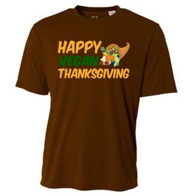 Happy Vegan Thanksgiving  Cooling Performance Crew T-Shirt