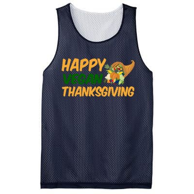 Happy Vegan Thanksgiving  Mesh Reversible Basketball Jersey Tank