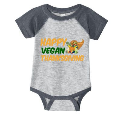 Happy Vegan Thanksgiving  Infant Baby Jersey Bodysuit