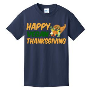 Happy Vegan Thanksgiving  Kids T-Shirt