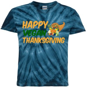 Happy Vegan Thanksgiving  Kids Tie-Dye T-Shirt