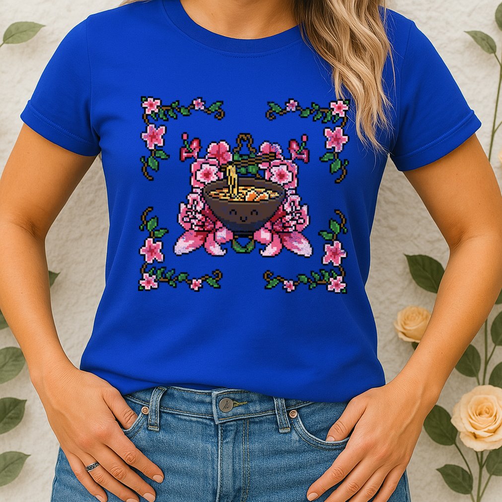 Happy Vintage Ramen Womens T-Shirt