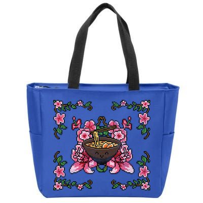 Happy Vintage Ramen Zip Tote Bag