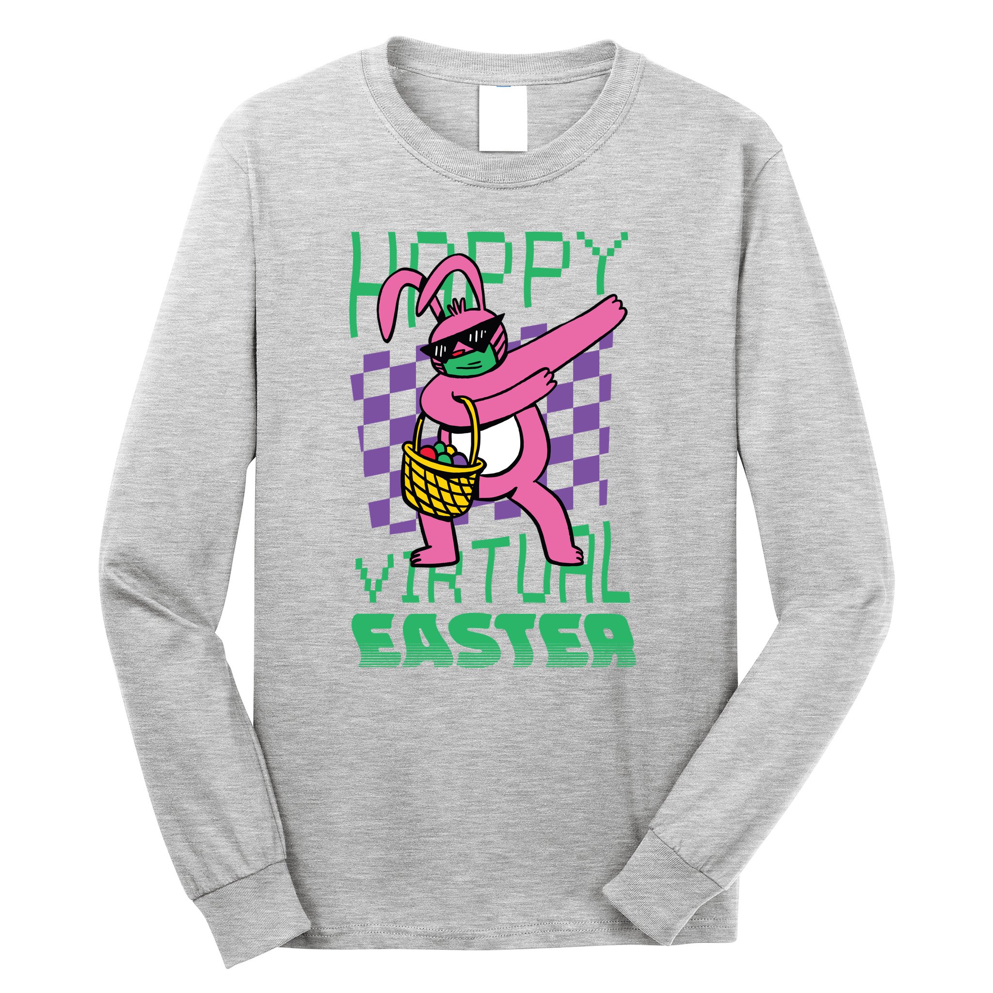 Happy Virtual Easter Long Sleeve Shirt