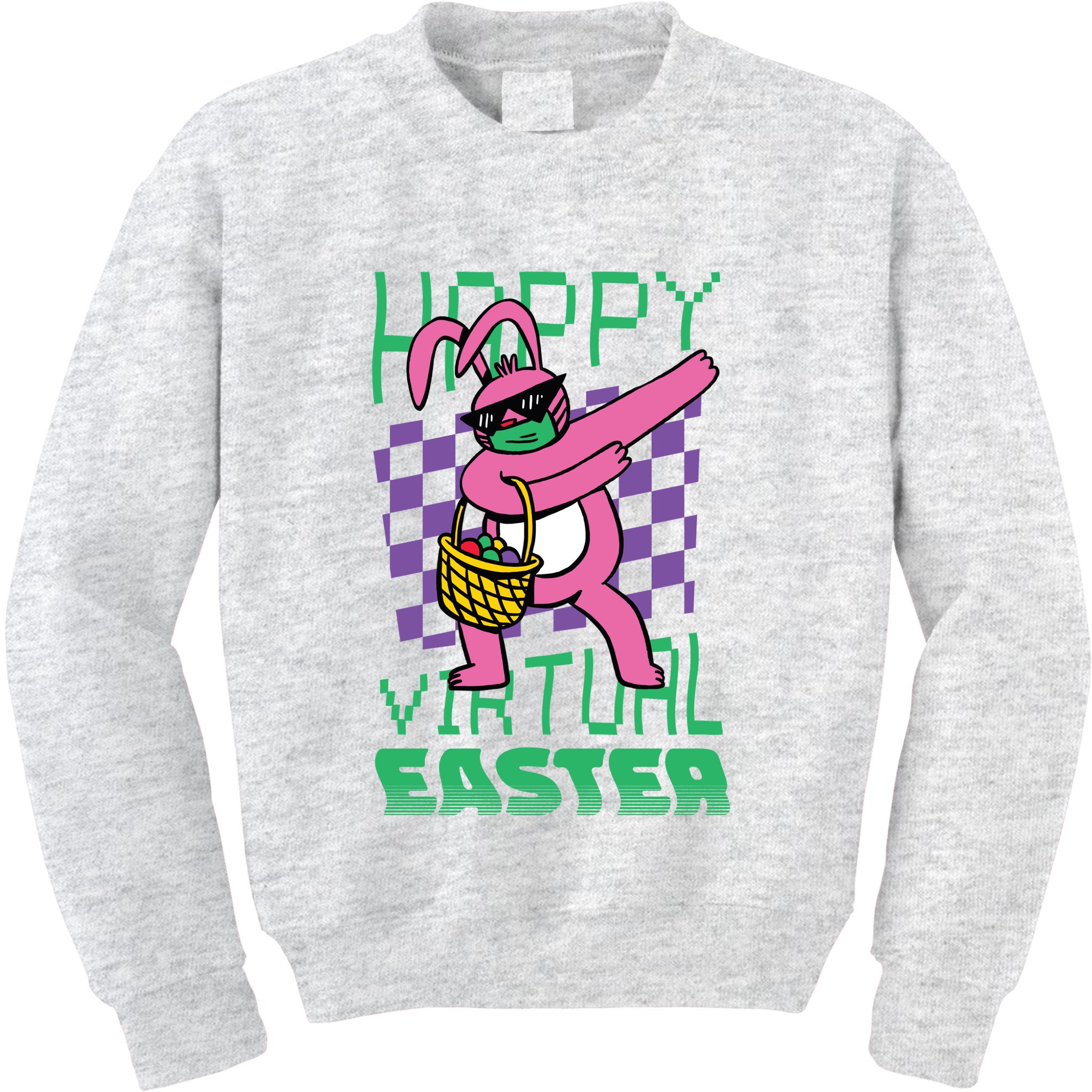 Happy Virtual Easter Kids Sweatshirt