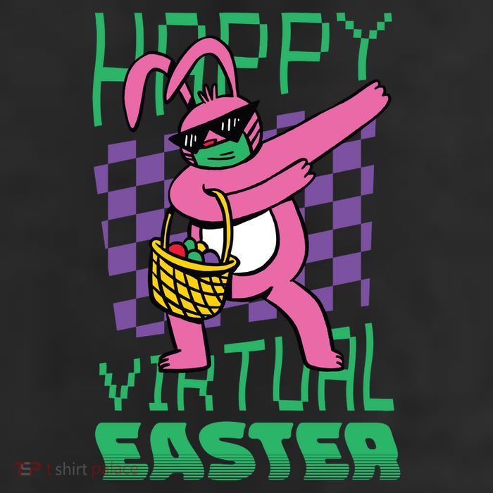 Happy Virtual Easter 11oz C Handle Ceramic Mug