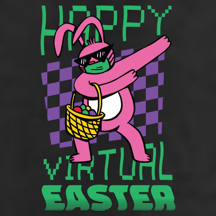 Happy Virtual Easter Trucker Hat