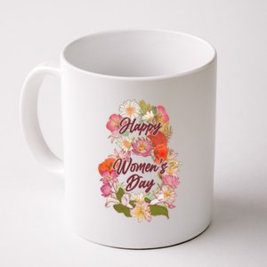 Happy Women's Day March 8 Flowers Coffee Mug