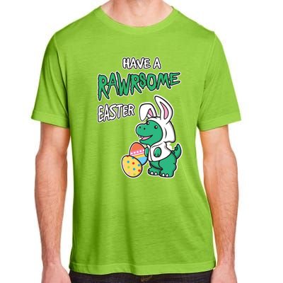 Have A Rawrsome Easter Tcute Giftrex Dinosaur In Easter Bunny Ears Cool Gift Adult ChromaSoft Performance T-Shirt