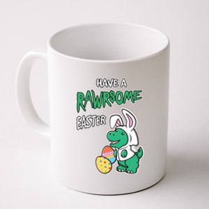 Have A Rawrsome Easter Tcute Giftrex Dinosaur In Easter Bunny Ears Cool Gift Coffee Mug