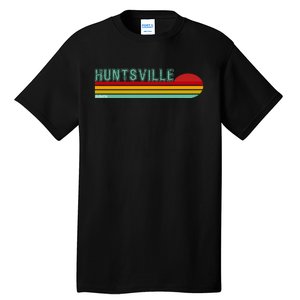 Huntsville Alabama Retro Sunset Tall T-Shirt