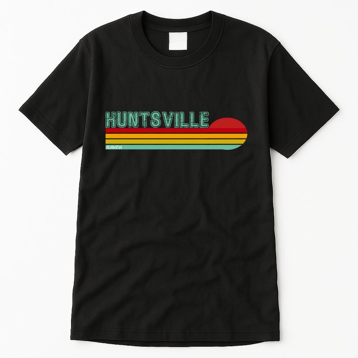 Huntsville Alabama Retro Sunset Tall T-Shirt