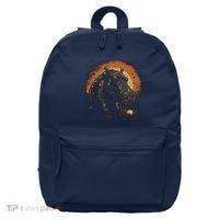 Hippopotamus Animal Retro Style Graphic Tees for 16 in Basic Backpack
