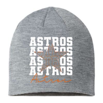 Houston Astros Retro Sports Team Logo Gift Sustainable Beanie