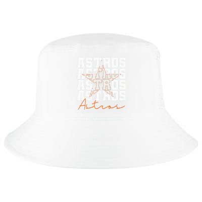 Houston Astros Retro Sports Team Logo Gift Cool Comfort Performance Bucket Hat