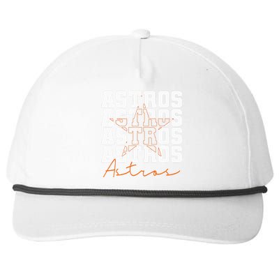 Houston Astros Retro Sports Team Logo Gift Snapback Five-Panel Rope Hat