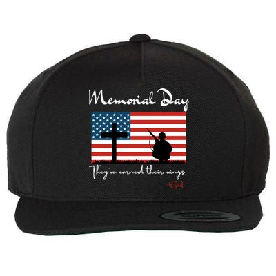 Honor And Remember The Fall Veteran Military Memorial Flag Funny Gift Wool Snapback Cap