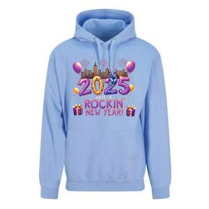 Have A Rockin Happy New Year 2025 New Year Party Fireworks Cool Gift Unisex Surf Hoodie