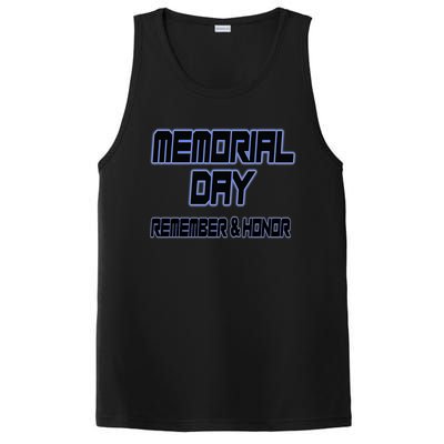 Honor And Remember Memorial Day Gift PosiCharge Competitor Tank