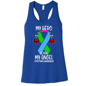 Hypotonia Awareness Remembrance Hero Is Now My Angel Gift Women's Racerback Tank