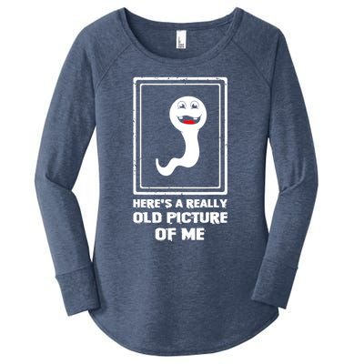 Here's A Really Old Picture Of Me Funny Sperm Women's Perfect Tri Tunic Long Sleeve Shirt