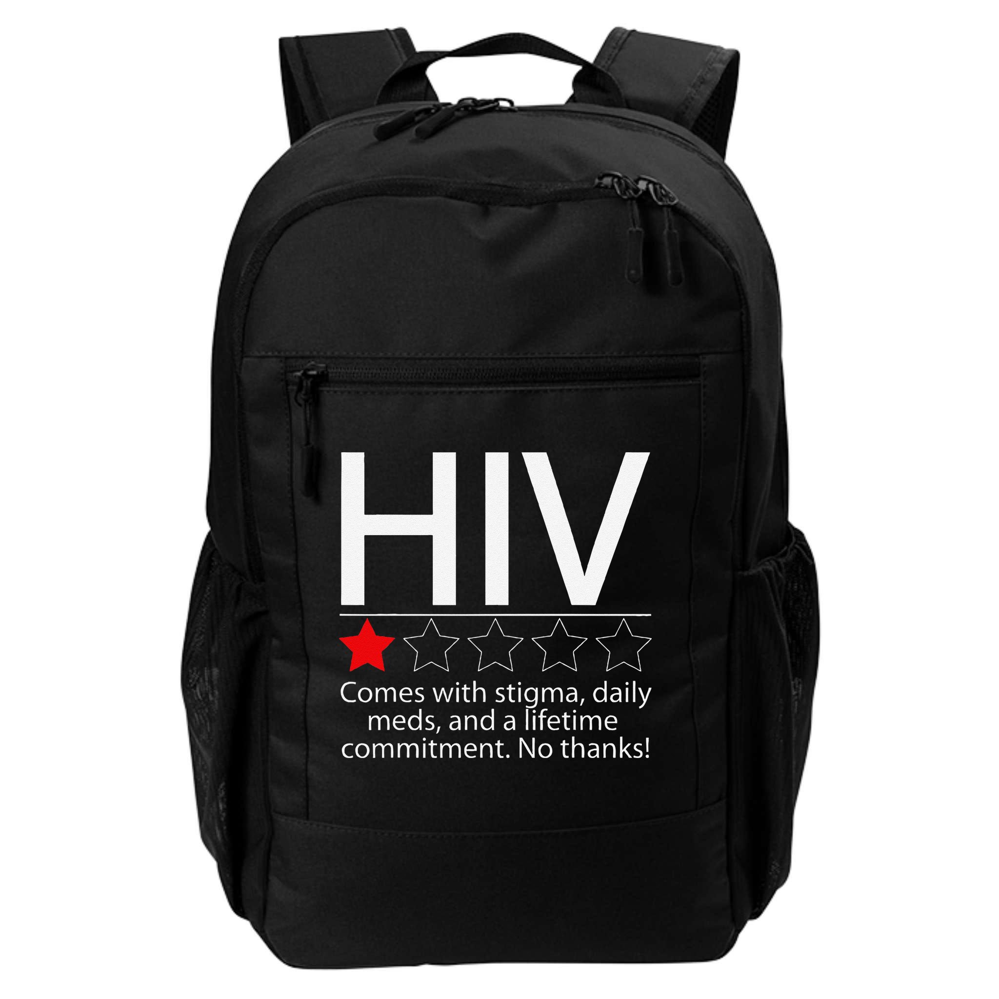Hiv Awareness Red Ribbon World Aids Day Fighters Backpack
