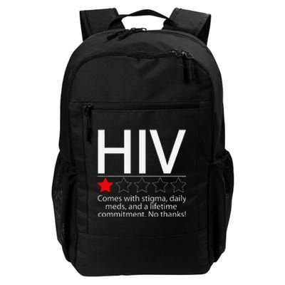 Hiv Awareness Red Ribbon World Aids Day Fighters Daily Commute Backpack