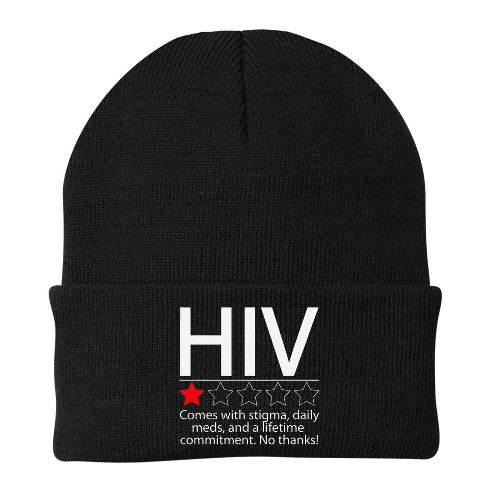 Hiv Awareness Red Ribbon World Aids Day Fighters Beanie