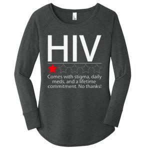 Hiv Awareness Red Ribbon World Aids Day Fighters Women's Perfect Tri Tunic Long Sleeve Shirt