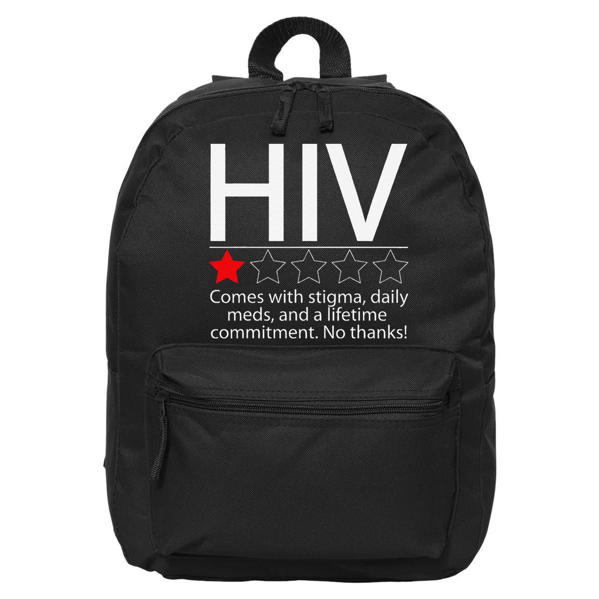 Hiv Awareness Red Ribbon World Aids Day Fighters 16 in Basic Backpack