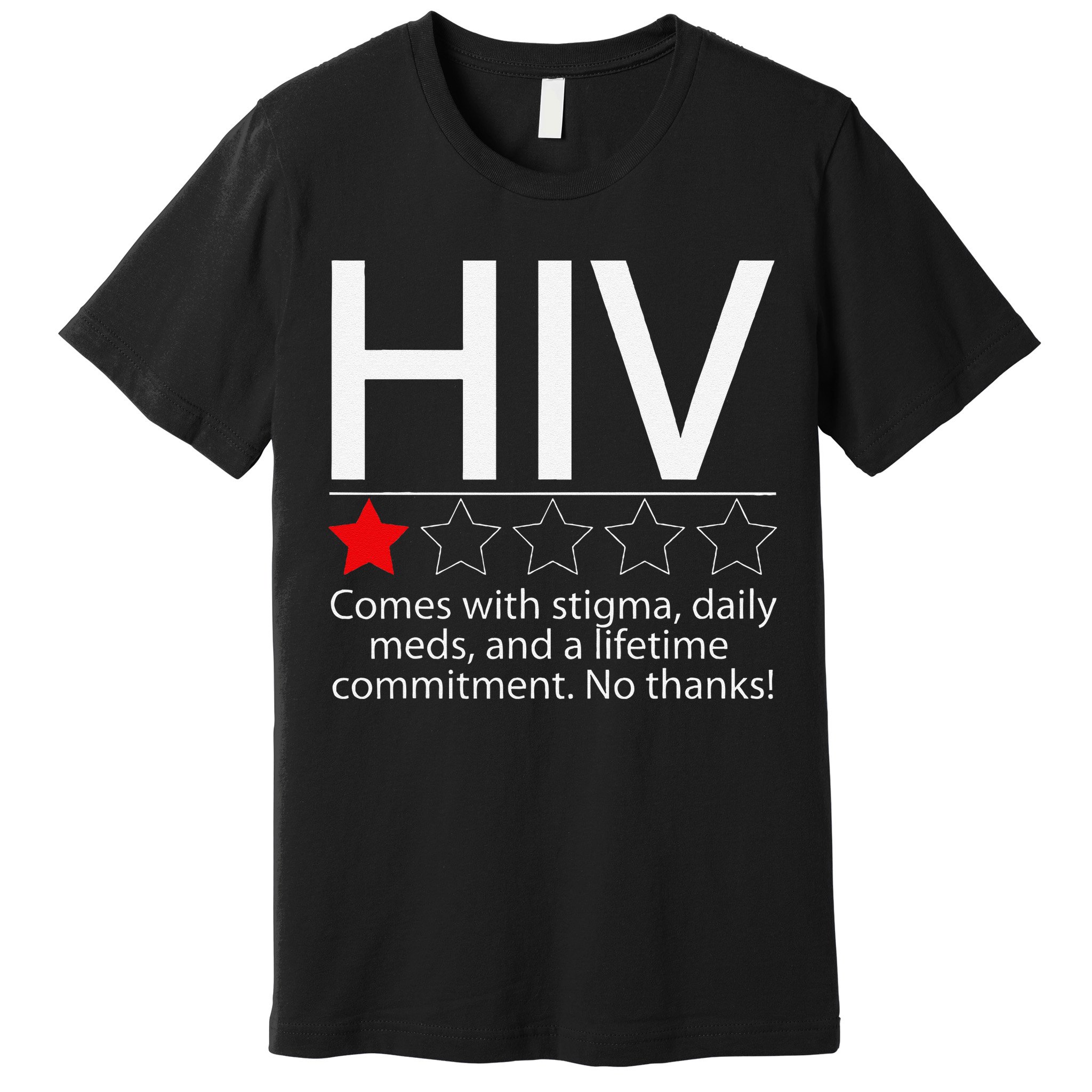 Hiv Awareness Red Ribbon World Aids Day Fighters Premium T-Shirt