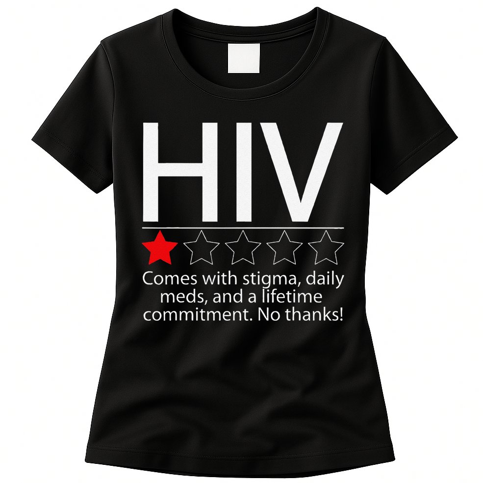 Hiv Awareness Red Ribbon World Aids Day Fighters Womens T-Shirt